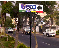 Señalamiento en la calle